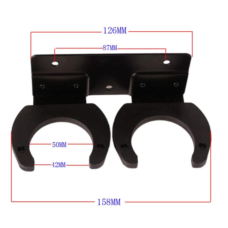 BNYTXV Microphone Stand, Microphone Wall Mount Stand Mic Clip Holder, Hold Up to 2 Micphones - Image 5